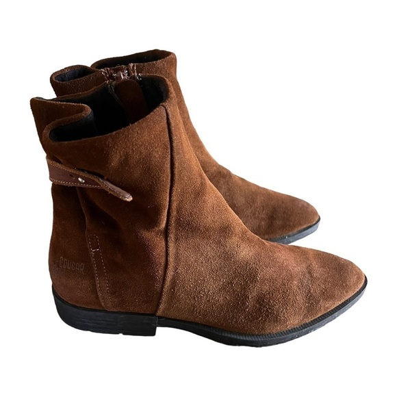 COUGAR Yazoo Waterproof Suede Ankle Bootie Chestnut 8.5 - Picture 6 of 10